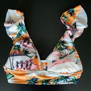 Aerie hawaiian bikini top - size medium